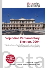 Vojvodina Parliamentary Election, 2004