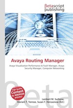 Avaya Routing Manager