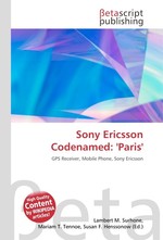 Sony Ericsson Codenamed: Paris