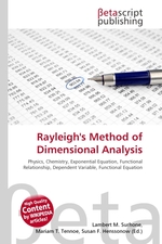 Rayleighs Method of Dimensional Analysis