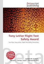 Tony LeVier Flight Test Safety Award