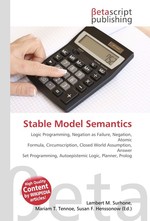 Stable Model Semantics