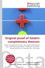 Original proof of Goedels completeness theorem