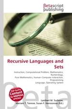 Recursive Languages and Sets