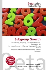 Subgroup Growth