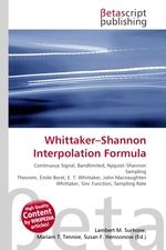 Whittaker–Shannon Interpolation Formula