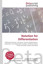 Notation for Differentiation