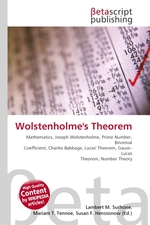 Wolstenholmes Theorem