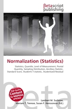 Normalization (Statistics)