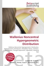 Wallenius Noncentral Hypergeometric Distribution