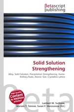 Solid Solution Strengthening