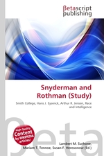 Snyderman and Rothman (Study)