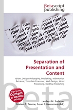 Separation of Presentation and Content