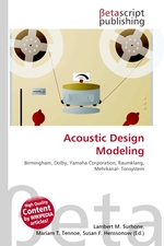 Acoustic Design Modeling