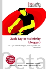 Zack Taylor (celebrity blogger)