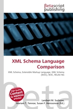 XML Schema Language Comparison