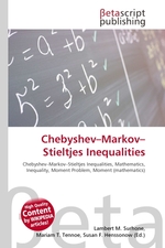 Chebyshev–Markov–Stieltjes Inequalities