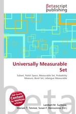 Universally Measurable Set