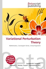 Variational Perturbation Theory