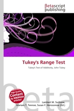 Tukeys Range Test