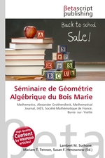 Seminaire de Geometrie Algebrique du Bois Marie