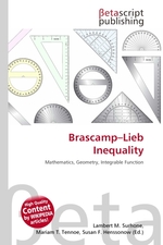 Brascamp–Lieb Inequality