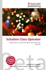 Schatten Class Operator