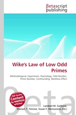 Wikes Law of Low Odd Primes