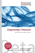 Zsigmondys Theorem