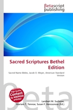 Sacred Scriptures Bethel Edition