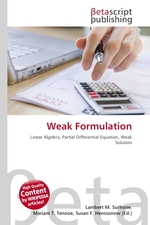 Weak Formulation