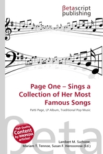 Page One – Sings a Collection of Her Most Famous Songs