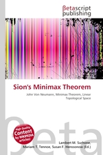 Sions Minimax Theorem