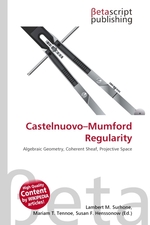 Castelnuovo–Mumford Regularity