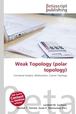 Weak Topology (polar topology)