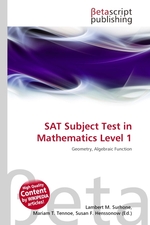 SAT Subject Test in Mathematics Level 1