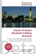 Statue of Queen Elizabeth II Riding Burmese