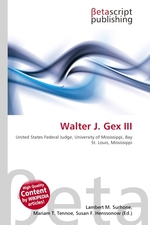 Walter J. Gex III