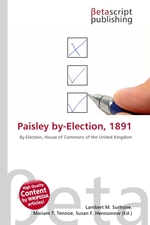 Paisley by-Election, 1891