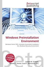 Windows Preinstallation Environment