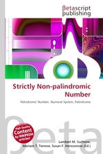 Strictly Non-palindromic Number