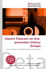 Stones Theorem on One-parameter Unitary Groups