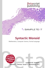 Syntactic Monoid