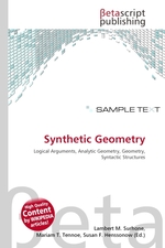 Synthetic Geometry