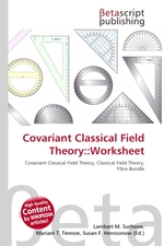 Covariant Classical Field Theory::Worksheet