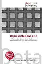 Representations of e