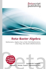 Rota–Baxter Algebra