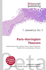 Paris–Harrington Theorem