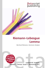 Riemann–Lebesgue Lemma