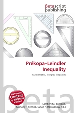 Prekopa–Leindler Inequality